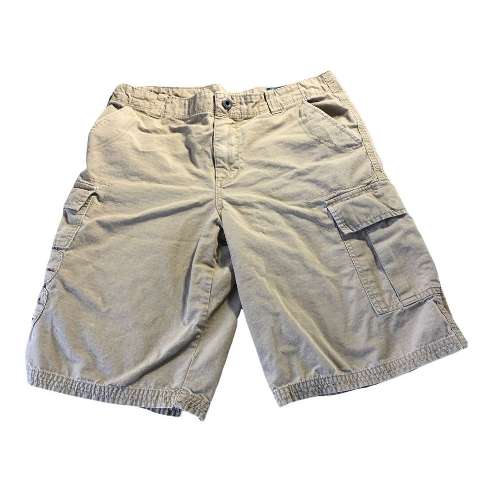 RL 1967 Ralph Lauren Polo Tan Khaki‎ Boys Cargo Shorts Size 16